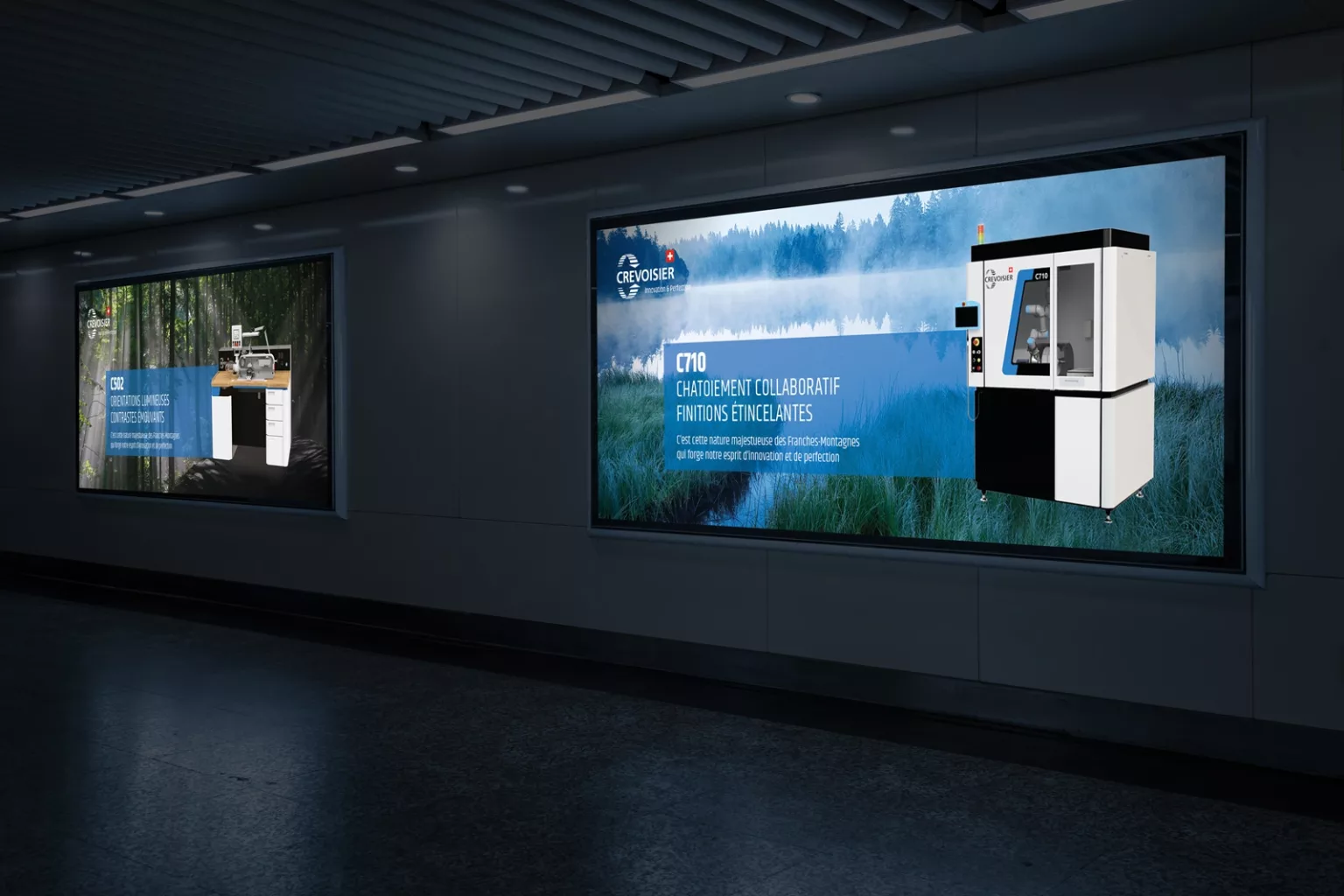Stratégie et concept de communication Crevoisier, campagne promotionnelle réalisée par Ivimédia