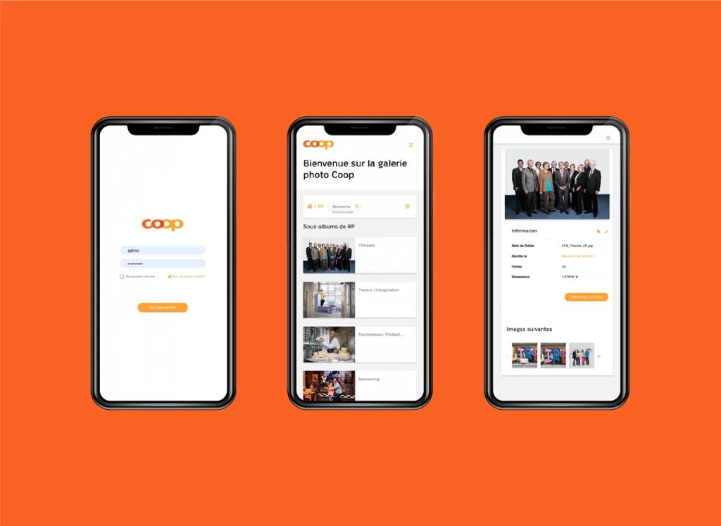mise en place de la Business Application médias DAM « Digital Asset Management » pour Coop par Ivimédia