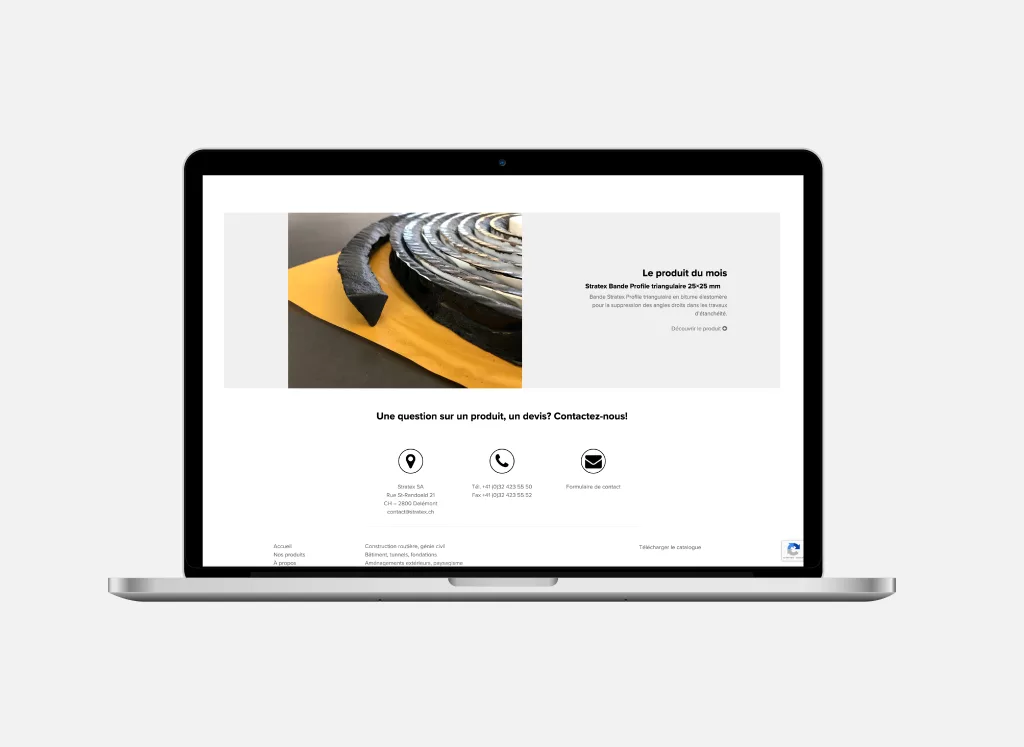 Conception de la plateforme Web Stratex par Ivimédia, site internet