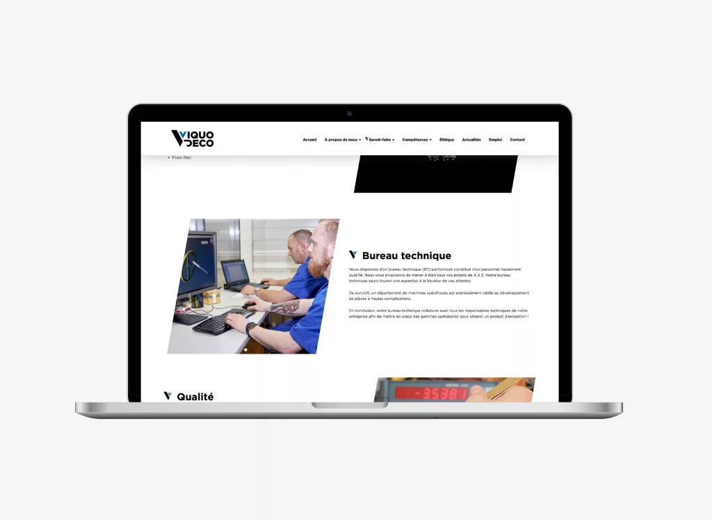 Conception de la plateforme Web Viquodeco par Ivimédia