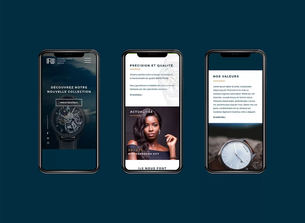 Conception de la plateforme Web et mobile IFW par Ivimédia