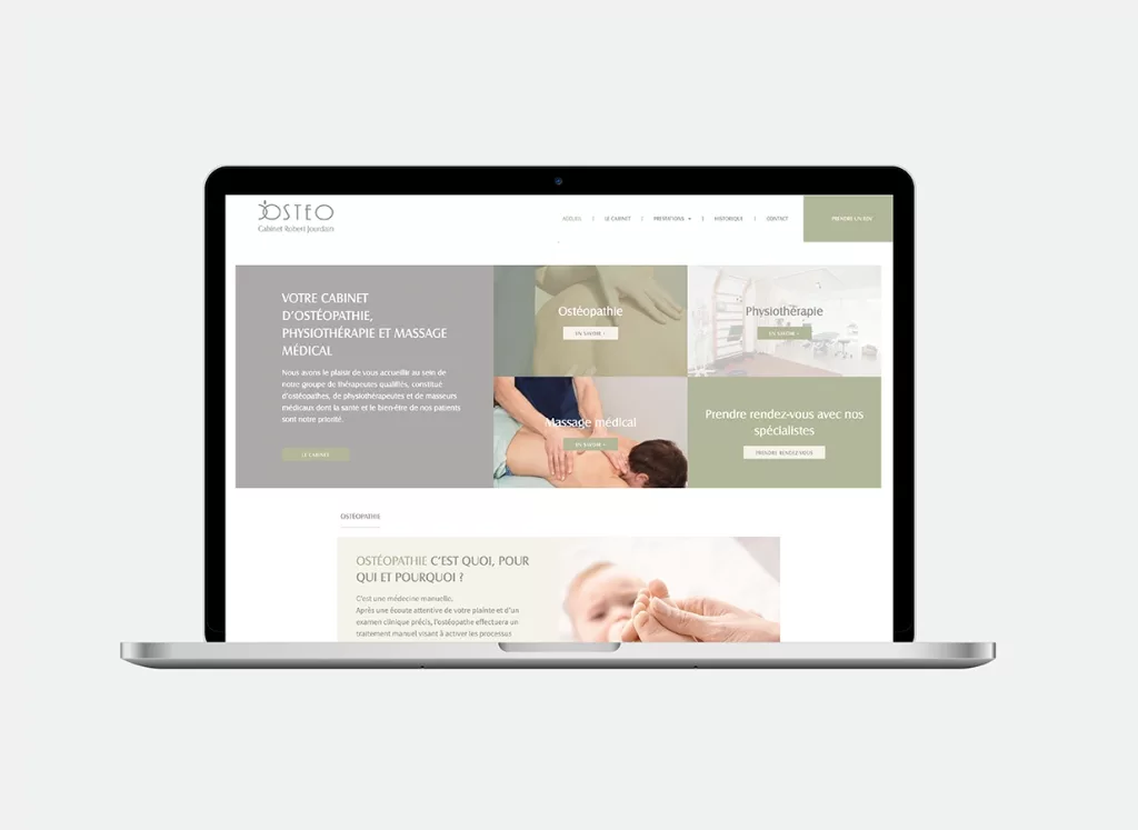 Conception de la plateforme Web Cabinet Jourdain par Ivimédia