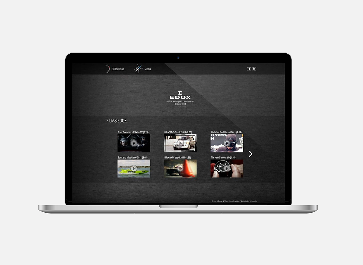Conception de la plateforme Web Edox par Ivimédia, site internet