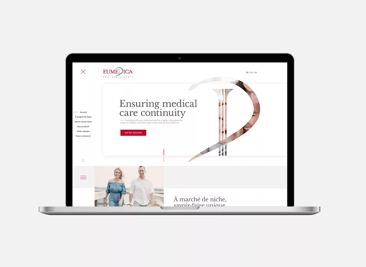 Conception de la plateforme Web Eumedica par Ivimédia