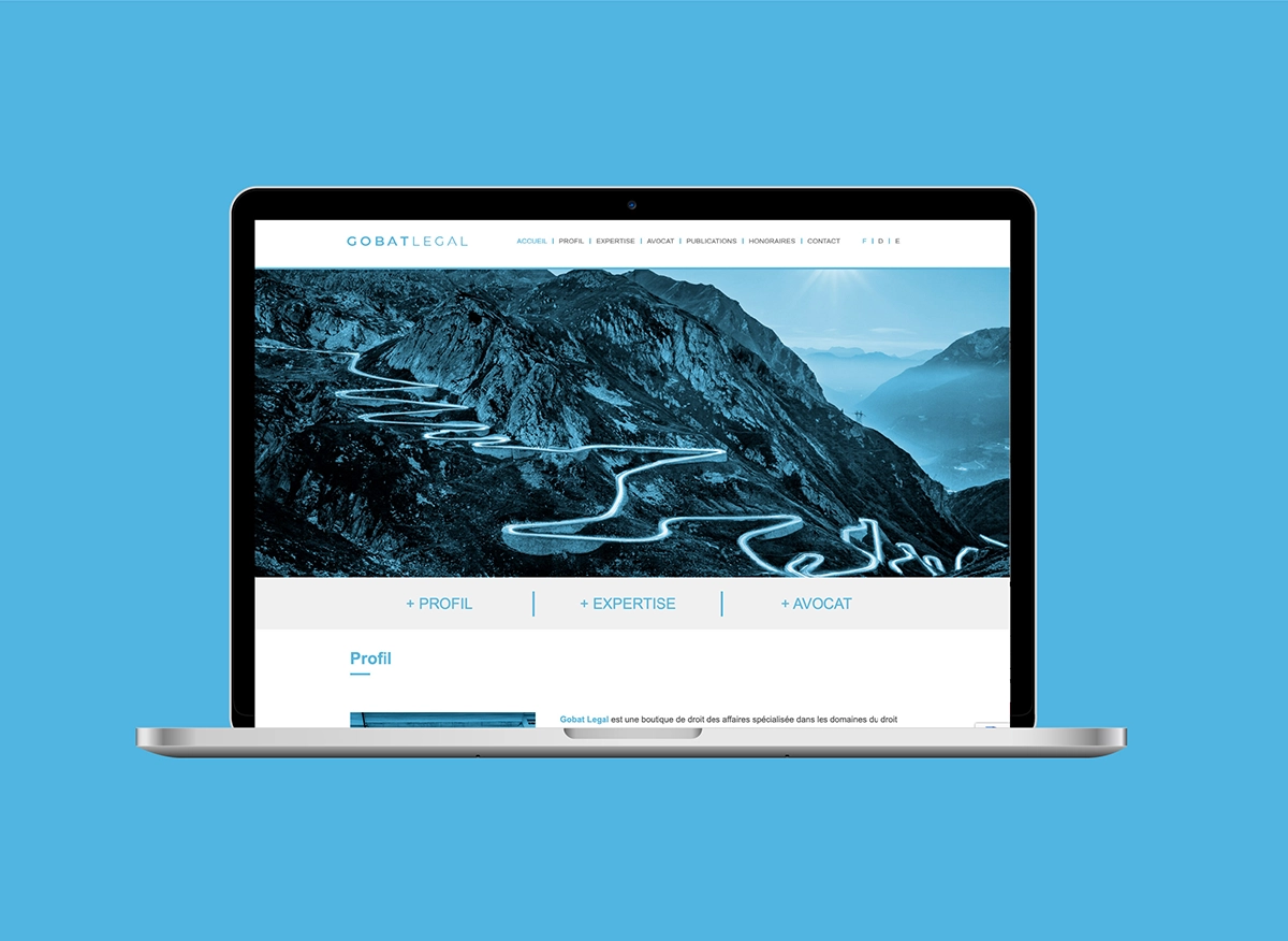 Conception de la plateforme Web et mobile Gobat Legal par Ivimédia