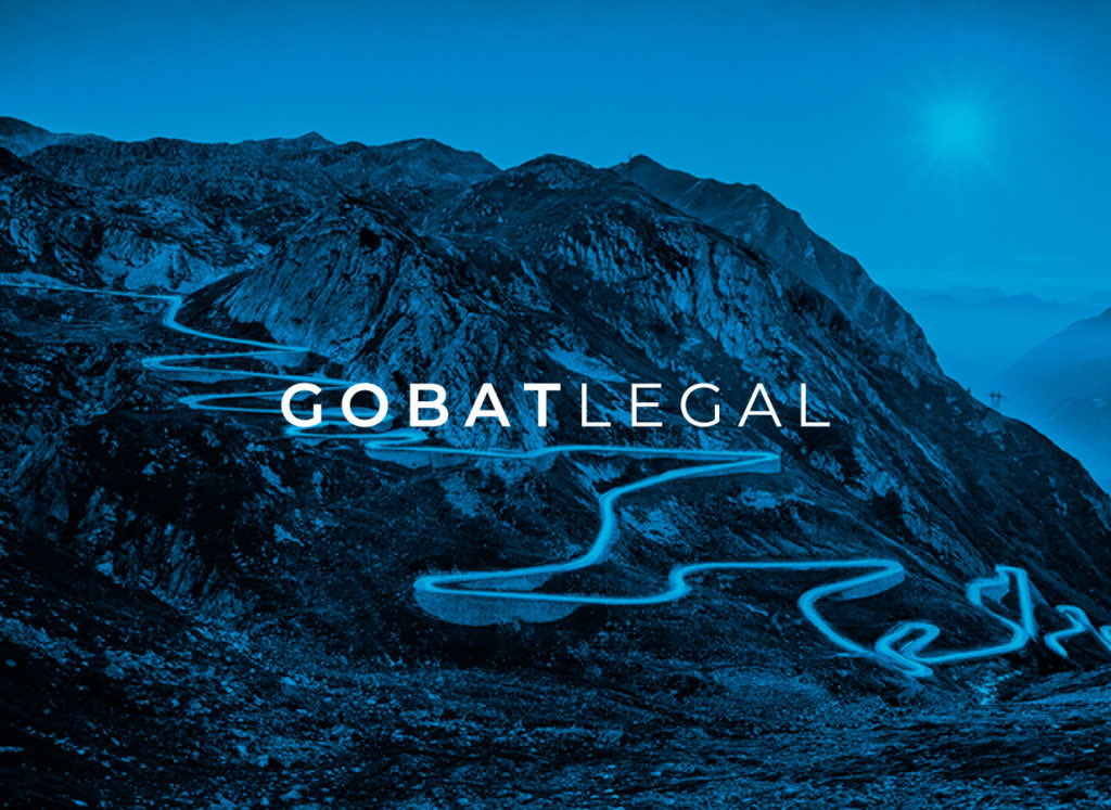 Visuel de la communication Gobat Legal réalisé par Ivimedia