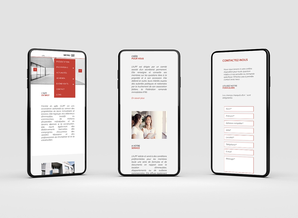 Conception de la plateforme Web et mobile AJPF par Ivimédia