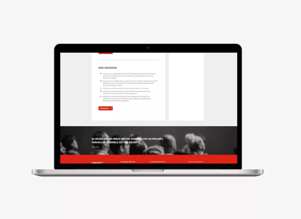 Conception de la plateforme Web CDEP-SO par Ivimédia