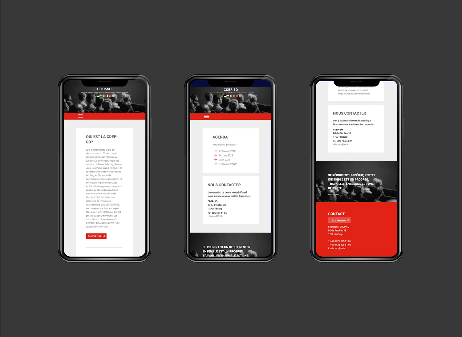 Conception de la plateforme Web CDEP-SO par Ivimédia