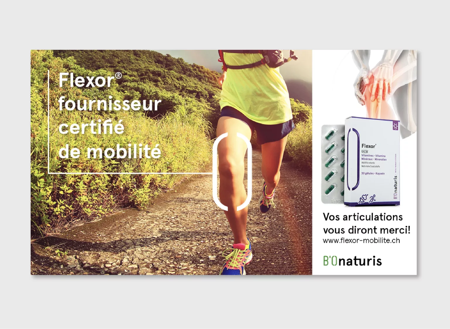 Campagne de communication digital​e Flexor créée par Ivimédia