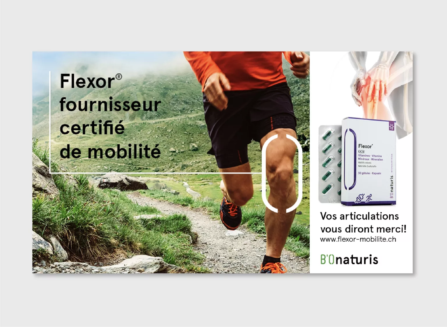 Campagne de communication digital​e Flexor créée par Ivimédia