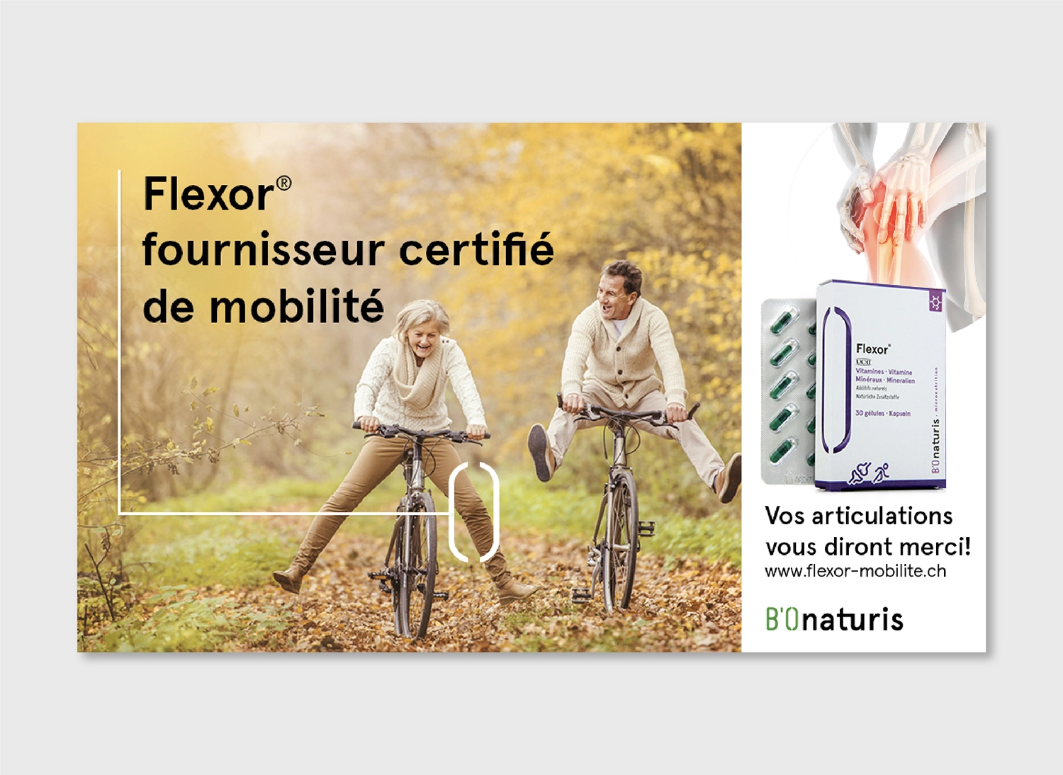 Campagne de communication digital​e Flexor créée par Ivimédia