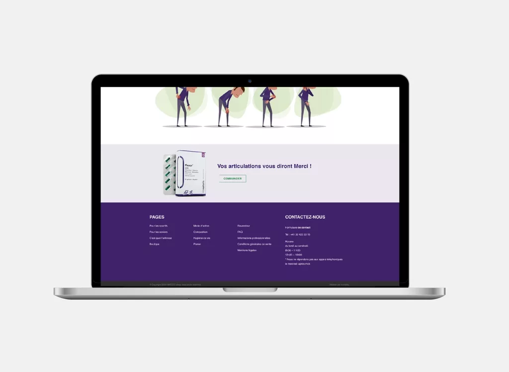 Plateforme Web Flexor créée par Ivimédia