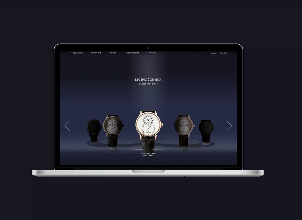 Conception de la plateforme Web et mobile Jaquet Droz par Ivimédia, site internet