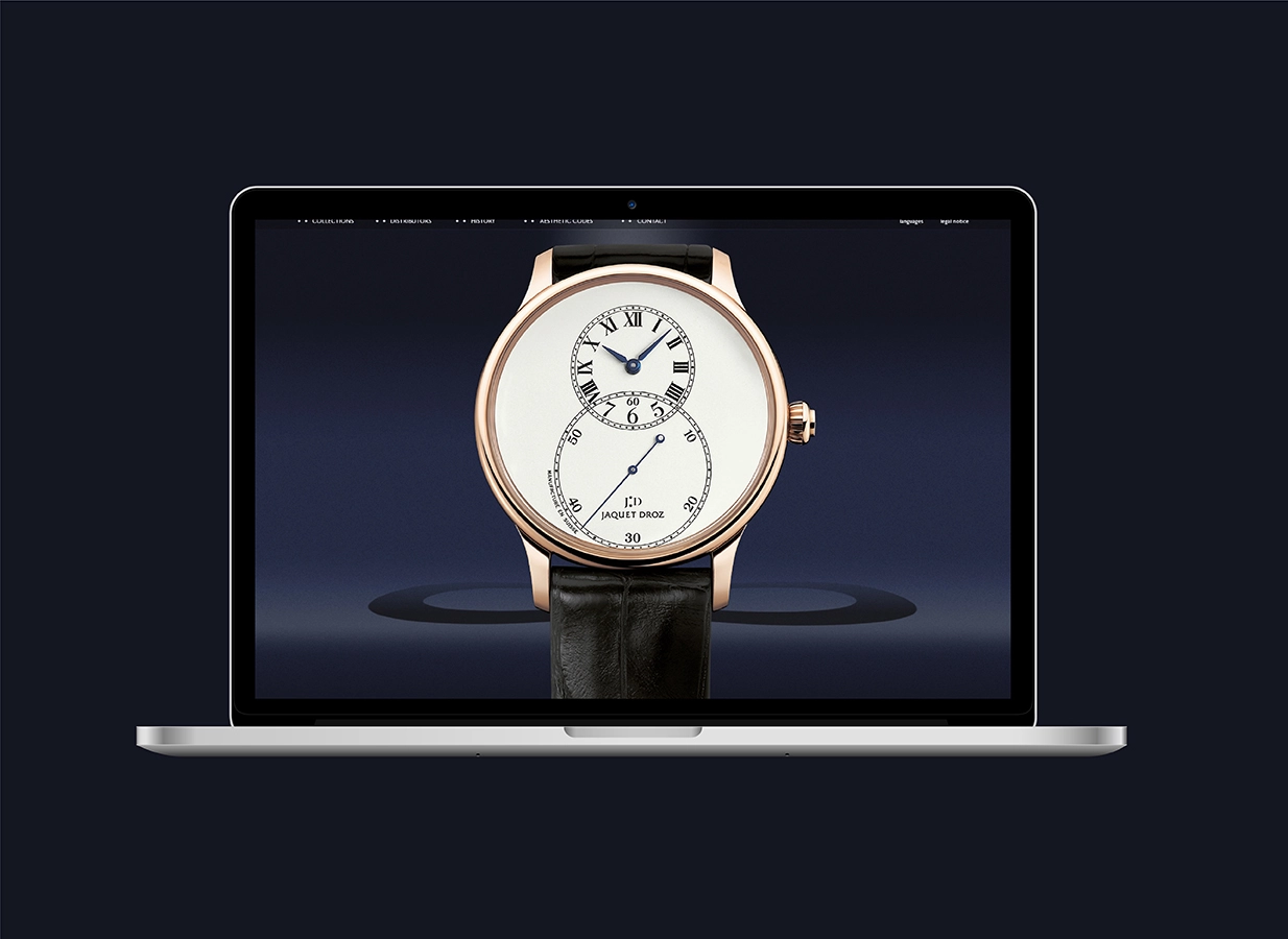 Conception de la plateforme Web et mobile Jaquet Droz par Ivimédia, site internet
