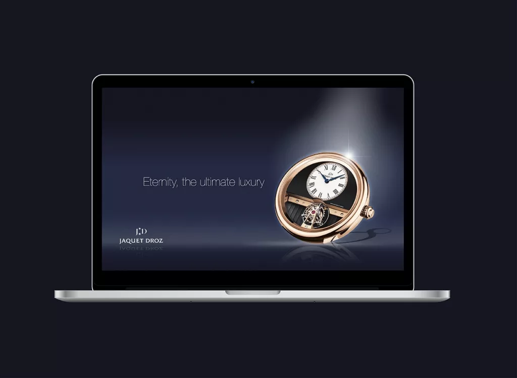 Conception de la plateforme Web et mobile Jaquet Droz par Ivimédia, site internet