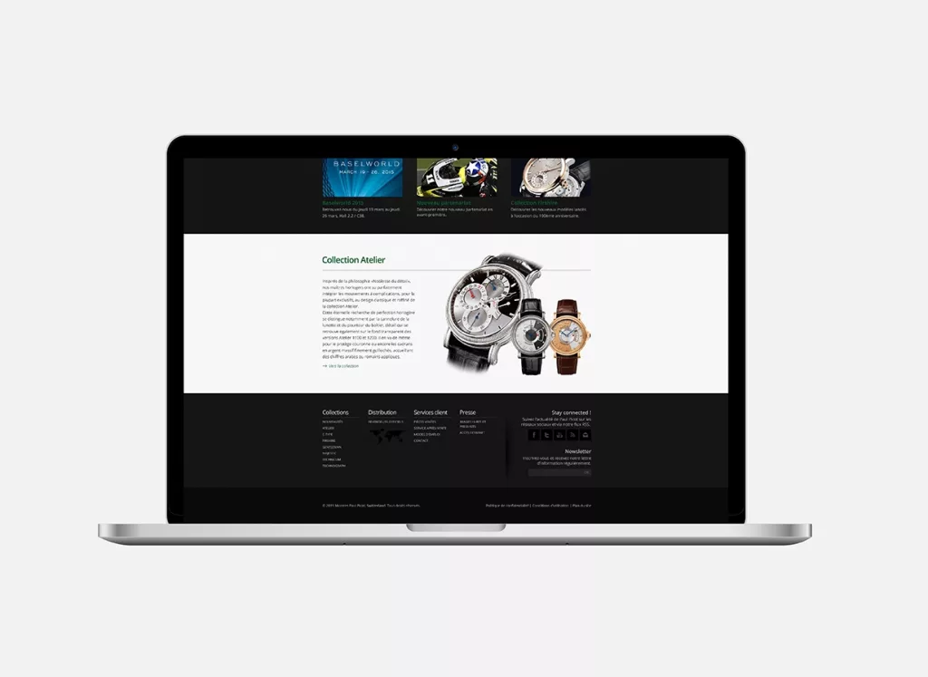 Site internet plateforme web réalisés par Ivimédia pour Paul Picot