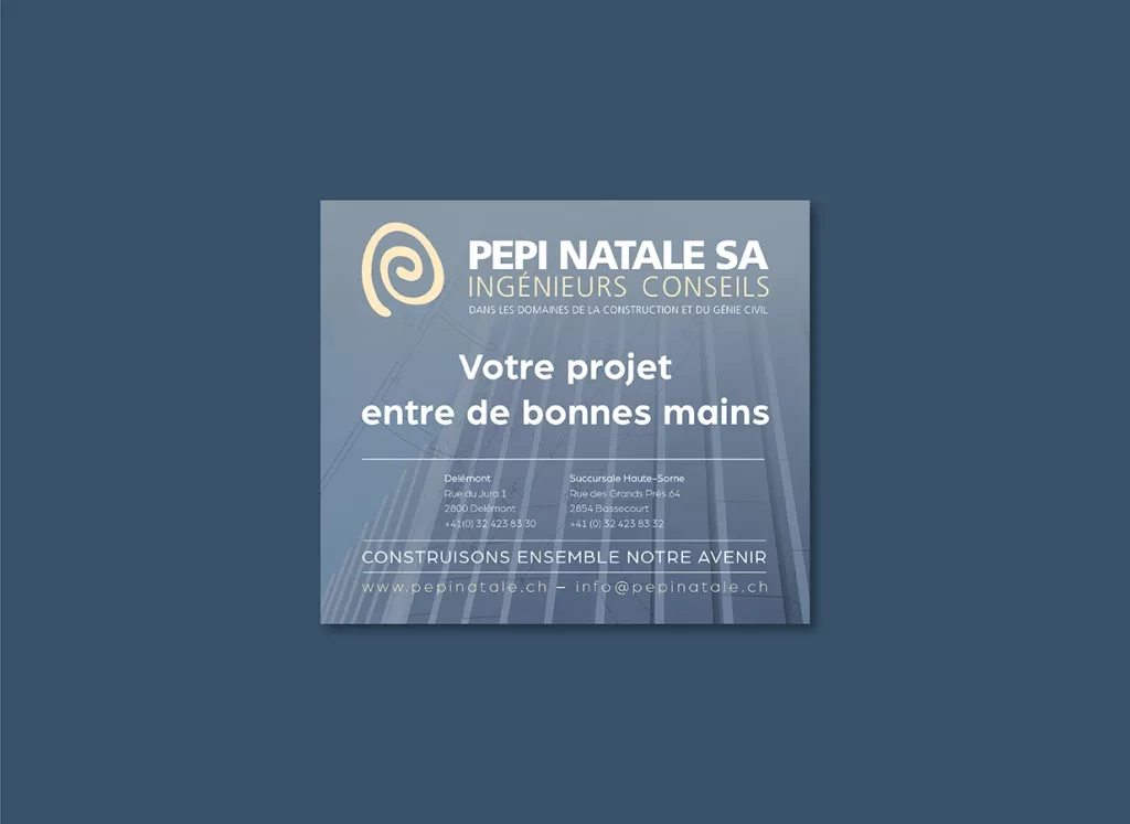 Identité visuelle application annonce Pepi Natale créée par Ivimédia