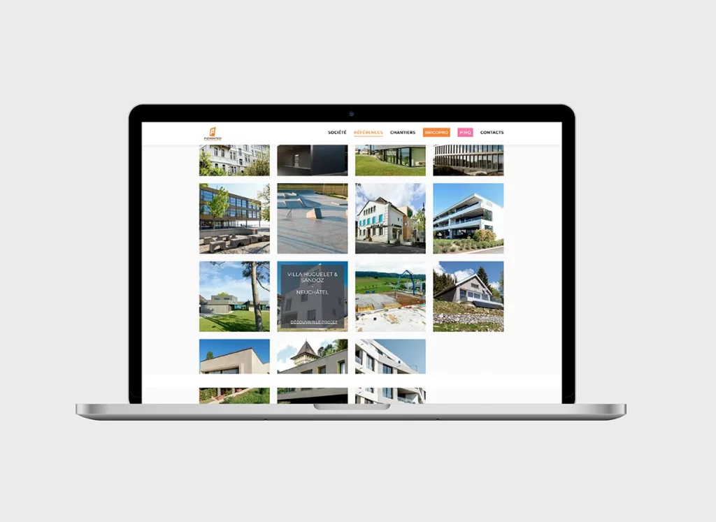 Plateformes mobiles et web site internet pour Piemontesi réalisés par Ivimédia