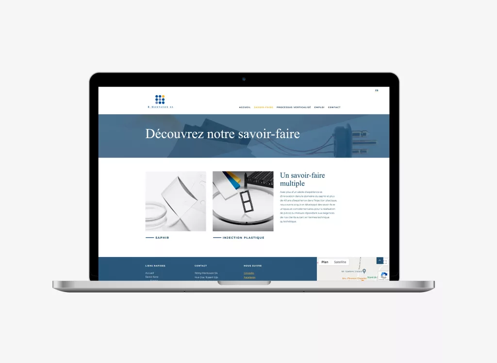 Conception de la plateforme Web R.Montavon par Ivimédia
