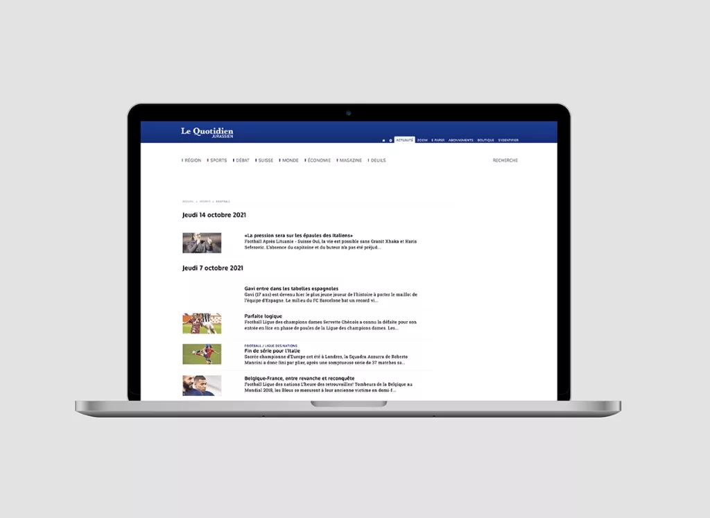 Conception de la plateforme Web LQJ, applications mobiles, API réalisé par Ivimédia